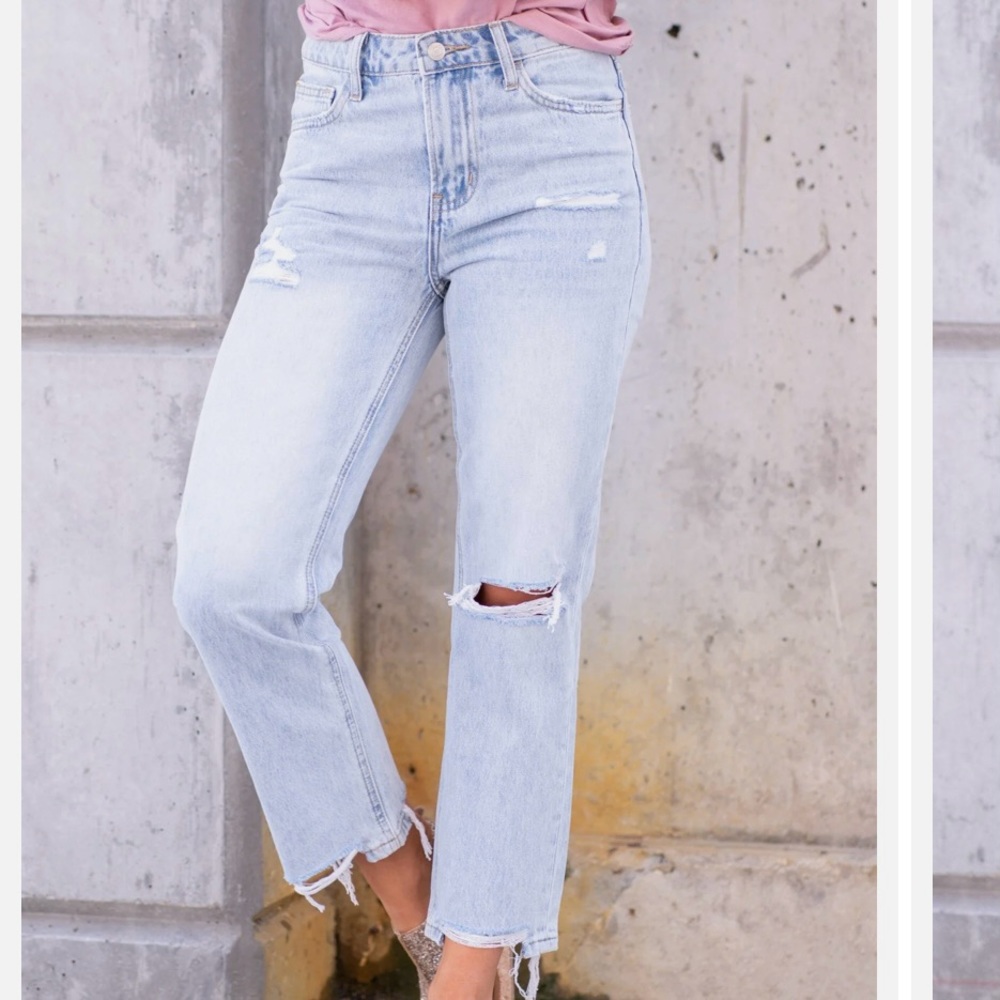 Vervet One Love 90s Vintage High Rise Relaxed Crop size 24